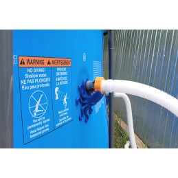 Baseino vamzdžių atrama intex bestway baseino vamzdžiams su 32x38 redukcijos adapteriu