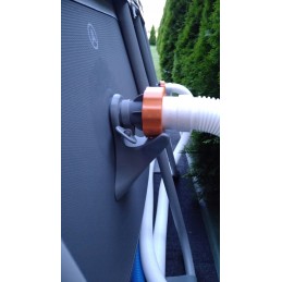 Baseino vamzdžių atrama intex bestway baseino vamzdžiams su 32x38 redukcijos adapteriu