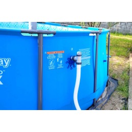 Baseino vamzdžių atrama intex bestway baseino vamzdžiams su 32x38 redukcijos adapteriu