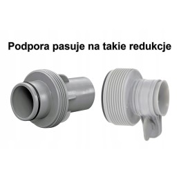 Baseino vamzdžių atrama intex bestway baseino vamzdžiams su 32x38 redukcijos adapteriu