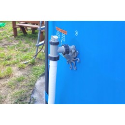 Baseino vamzdžių atrama intex bestway baseino vamzdžiams su 32x38 redukcijos adapteriu