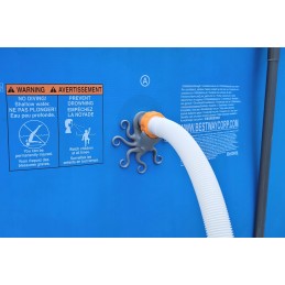 Baseino vamzdžių atrama intex bestway baseino vamzdžiams su 32x38 redukcijos adapteriu