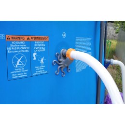 Baseino vamzdžių atrama intex bestway baseino vamzdžiams su 32x38 redukcijos adapteriu