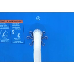 Baseino vamzdžių atrama intex bestway baseino vamzdžiams su 32x38 redukcijos adapteriu