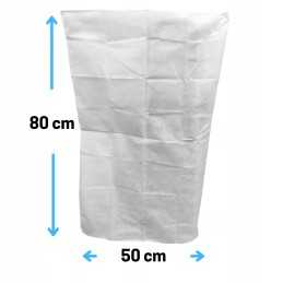 Apsauginė rankovė augalams, žieminis gaubtas, daugkartinis, baltas, 0,8x0,5 m