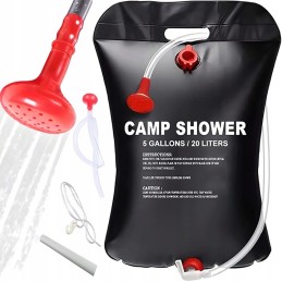Solar camping field shower for camping tent 20l