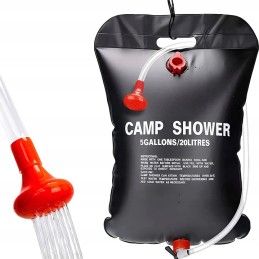 Solar camping field shower for camping tent 20l