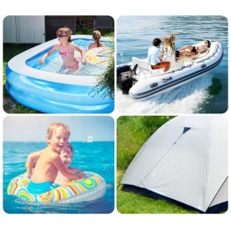 Sandarinimo juosta baseinams, čiužiniams, vandeniui atsparūs remontiniai pleistrai x20