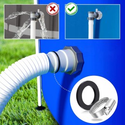 Adapterio žarnos jungtys intex baseino siurbliui, 2 vnt