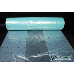 Perforuota dengiamoji folija Vulcanus Vua20r daržovėms su UV filtru, 3,6x10m, skaidri