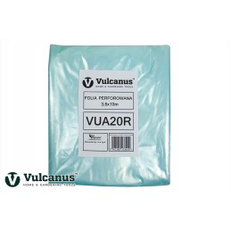 Perforuota dengiamoji folija Vulcanus Vua20r daržovėms su UV filtru, 3,6x10m, skaidri