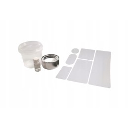 Remonto komplektas PVC klijai 6x skaidrus lakštas
