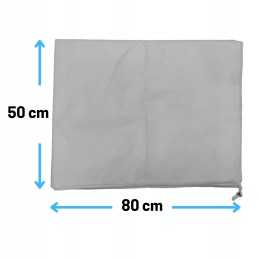 Apsauginė rankovė augalams, žieminis gaubtas, pagamintas iš UV agrotekstilės, baltas, 0,5x0,8 m