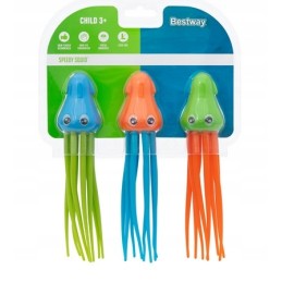 Vaivorykštinis pripučiamas baseino rinkinys 102 x 25 cm 3 vnt aštuonkojis nardymui