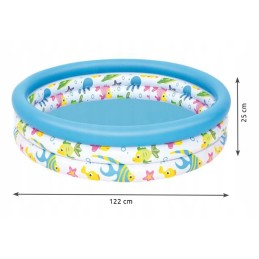 Vaikų baseinas 122 x 25 cm bestway