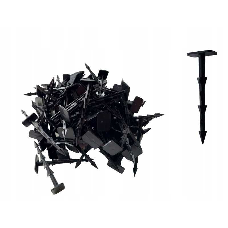 Smeigtukai agrotekstilei ir augintai austai 12cm 400 vnt.