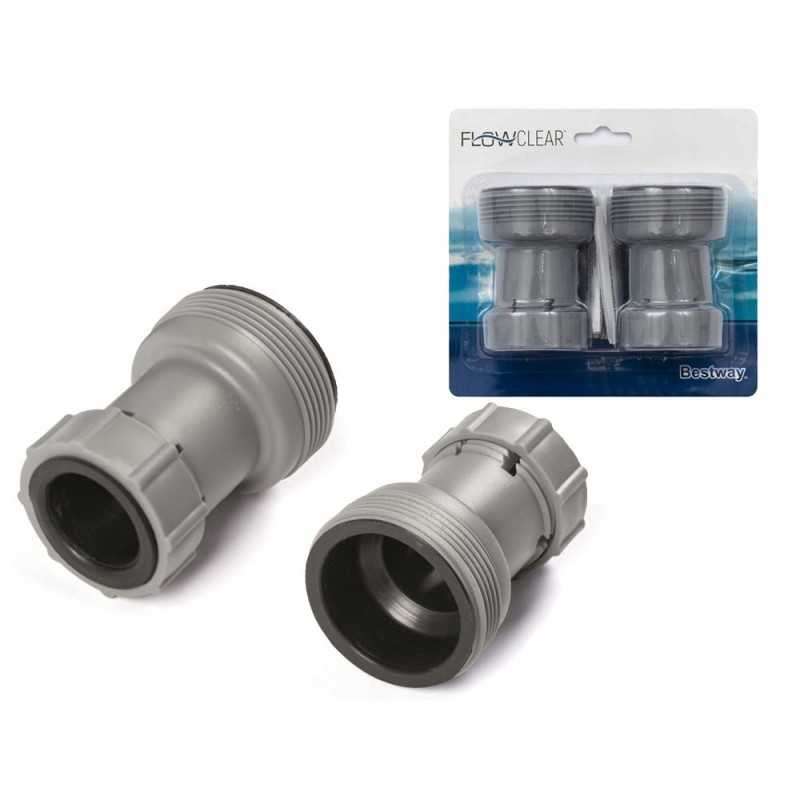 Bestway adapteriai 2 vnt jungtys siurbliams 38mm 58236
