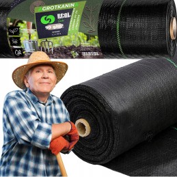 Agrotekstilė 70g 0,8x50m juodas UV agrotekstilės kilimėlis nuo piktžolių