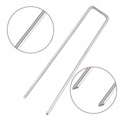 Smeigtukai agrotekstilei, metaliniai smeigtukai, 100 vnt., 15 cm