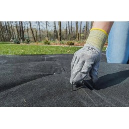 Smeigtukai agrotekstilei, metaliniai smeigtukai, 100 vnt., 15 cm