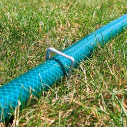 Smeigtukai agrotekstilei, metaliniai smeigtukai, 100 vnt., 15 cm