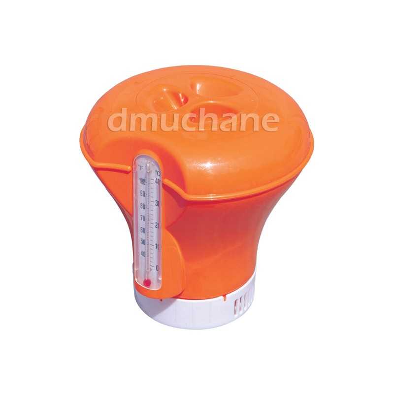 Plūduriuojantis cheminių medžiagų dozatorius su bestway termometru