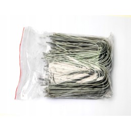 Cinkuoti kaiščiai, kaiščiai, inkarai agrotekstilei tvirtinti, agrotekstilė, 100 vnt., raidės „v“ formos