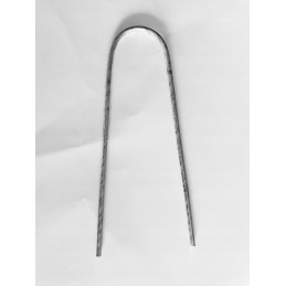 Cinkuoti kaiščiai, kaiščiai, inkarai agrotekstilei tvirtinti, agrotekstilė, 100 vnt., raidės „v“ formos