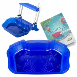 Foot bowl for cleaning feet before entering the pool, universal