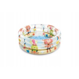 Intex apvalus baseinas su pripučiamu dugnu vaikams – hitas