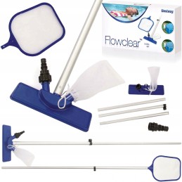 Baseino valymo rinkinys, dulkių siurblys, baseino valiklis, tinklas bestway, naujas