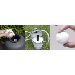 Polisferinė kasetė smėlio siurbliams, filtrų kamuoliukams, sūkurinėms vonioms, 0 75 kg