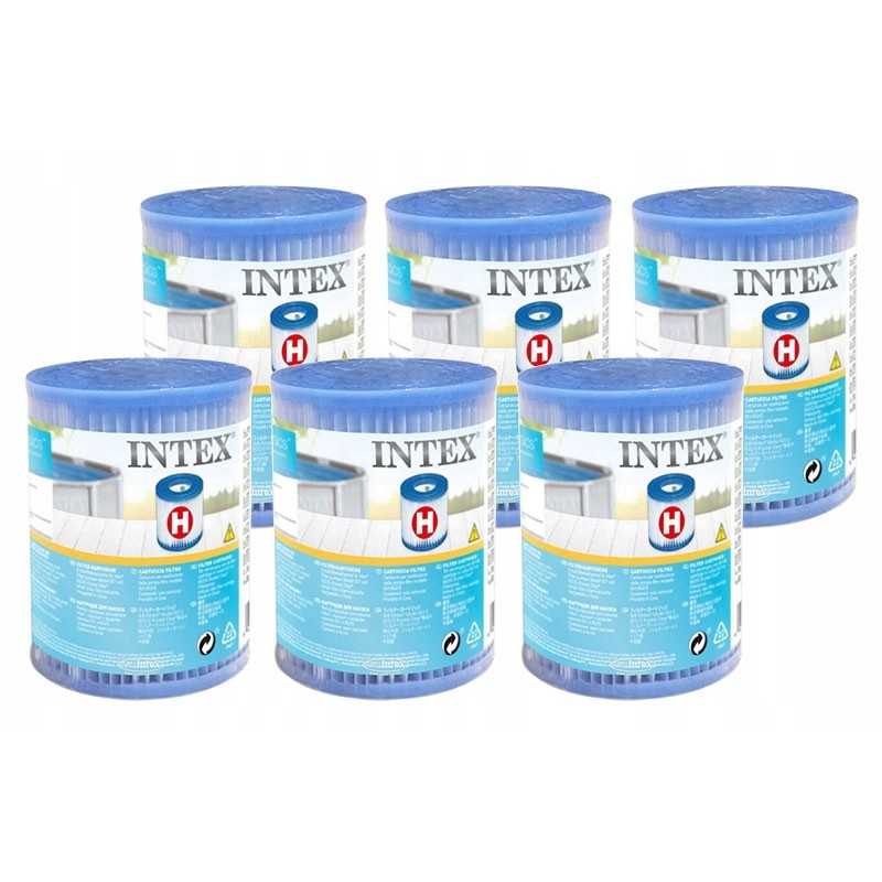6 x H intex 29007 tipo baseino siurblio filtras