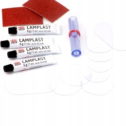 Rinkinys maxi baseino pripučiamų valčių čiužiniams taisyti