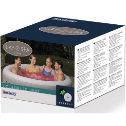 Baterija veikianti baseino lempa, skirta gulėti su SPA LED daugiaspalviu Bestway 60303