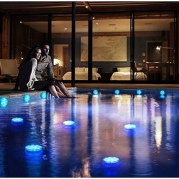 2x vandeniui atspari lempa 10 LED RGB nuotolinio valdymo pultelis akvariumo baseino sūkurinėms vonioms