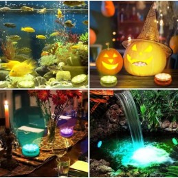 2x vandeniui atspari lempa 10 LED RGB nuotolinio valdymo pultelis akvariumo baseino sūkurinėms vonioms