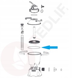 Didelis O žiedas smėlio filtrui 58515 bestway