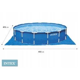 Didelis baseino kilimėlis 472x472cm intex 28048