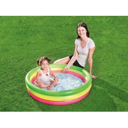 Pripučiamas baseinas, 3 žiedai, 102 cm, bestway 51104