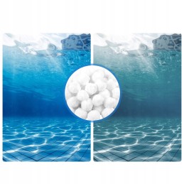 Filtro rutuliukai smėlio siurbliui, 1400g filtras, kuris gali pakeisti 50kg