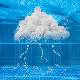 Filtro rutuliukai smėlio siurbliui, 1400g filtras, kuris gali pakeisti 50kg