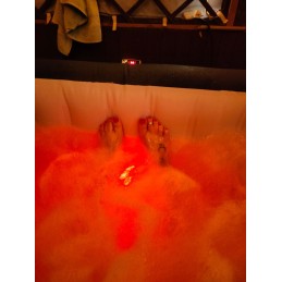 LED lempa baseino SPA, 7 spalvų, daugiaspalvė bestway