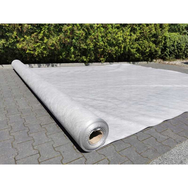 Aukštos kokybės, itin tvirta polipropileno geotekstilė p50, 4m pločio - 1m bėgimo