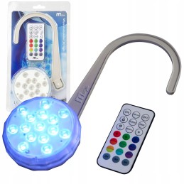 LED SPA baseino lempa, atspari vandeniui, 3 režimai, 16 ryškių spalvų mspa nuotolinio valdymo pultas