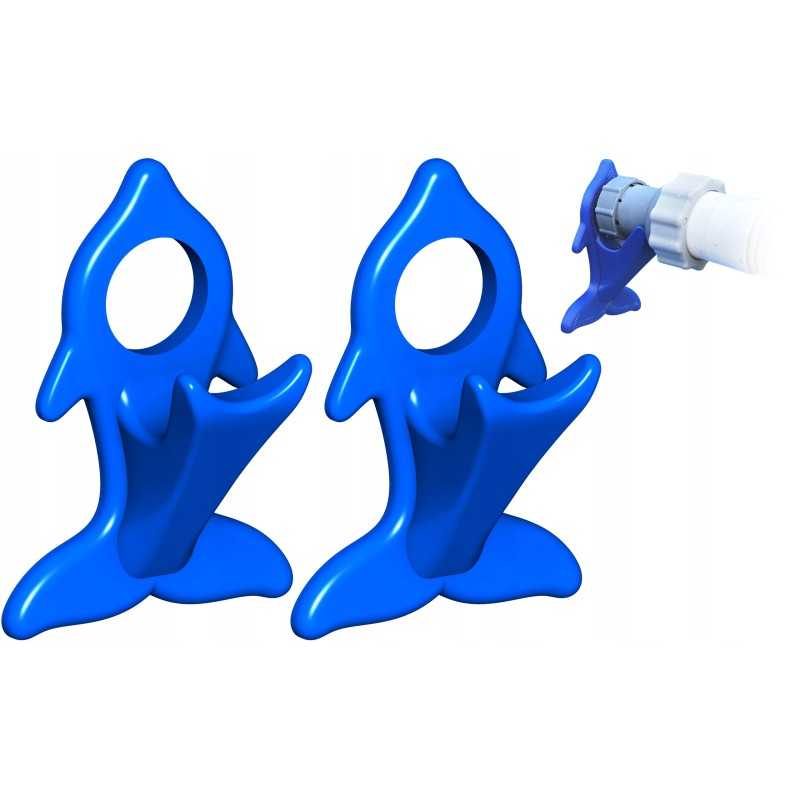 2x baseino vamzdžio atrama intex bestway baseinui su 32x38 redukcijos adapteriu