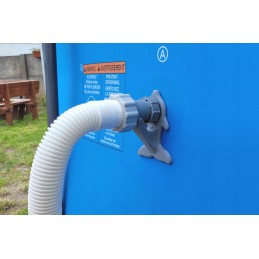 2x baseino vamzdžio atrama intex bestway baseinui su 32x38 redukcijos adapteriu