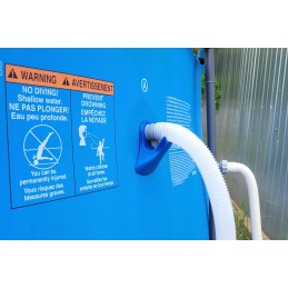 2x baseino vamzdžio atraminiai laikikliai intex bestway arba 32 mm baseino vamzdžio žarnai