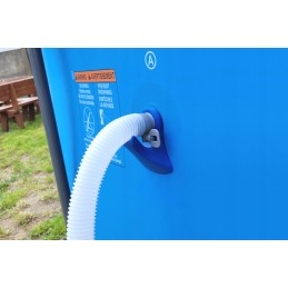 2x baseino vamzdžio atraminiai laikikliai intex bestway arba 32 mm baseino vamzdžio žarnai