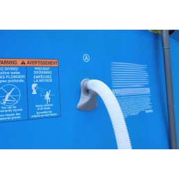 2x baseino vamzdžio atraminiai laikikliai intex bestway arba 32 mm baseino vamzdžio žarnai